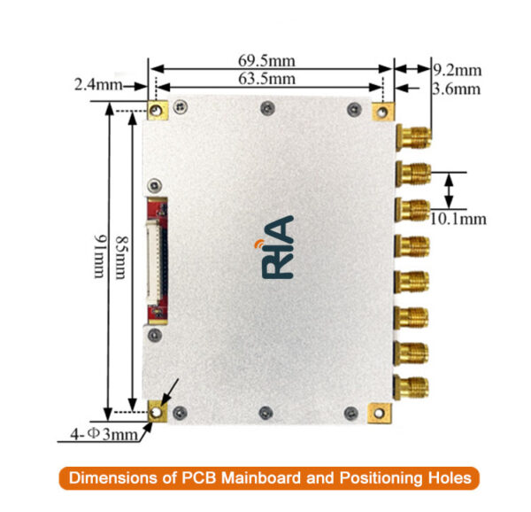 iotrha rha 500 rc08 uhf rfid reader & writer 8 channel module