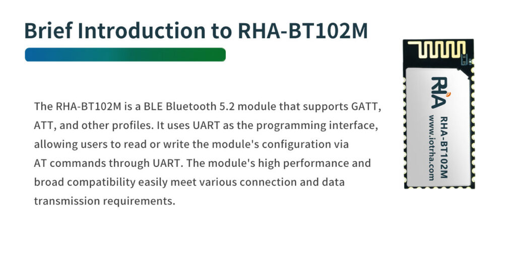 ble 5.2 low power bluetooth module, integrated master slave, long range wireless serial communication for industrial sensors and car keys