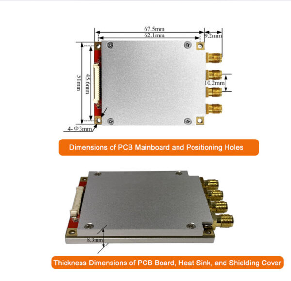 iotrha rha 500 rc04 uhf rfid reader & writer 4 channel module