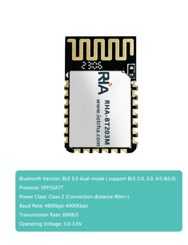 bluetooth dual mode master slave high speed spp+ble 5.0 bm77 bm78 similar module