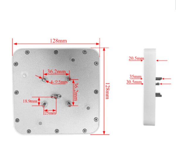 rha 9w128r 5dbi circularly polarized antenna (128)