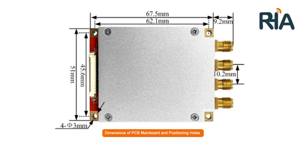 iotrha rha 500 rc04 uhf rfid reader & writer 4 channel module