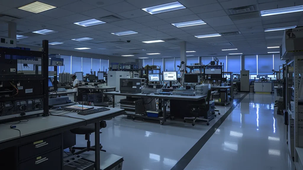 professional lab environment